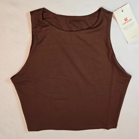 CYANSTYLE Women's 3 Piece Tank Tops Sleeveless Halter Neck Tank Crop Tops - Picture 12 of 15